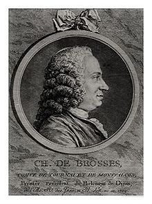 Charles de Brosses Citations